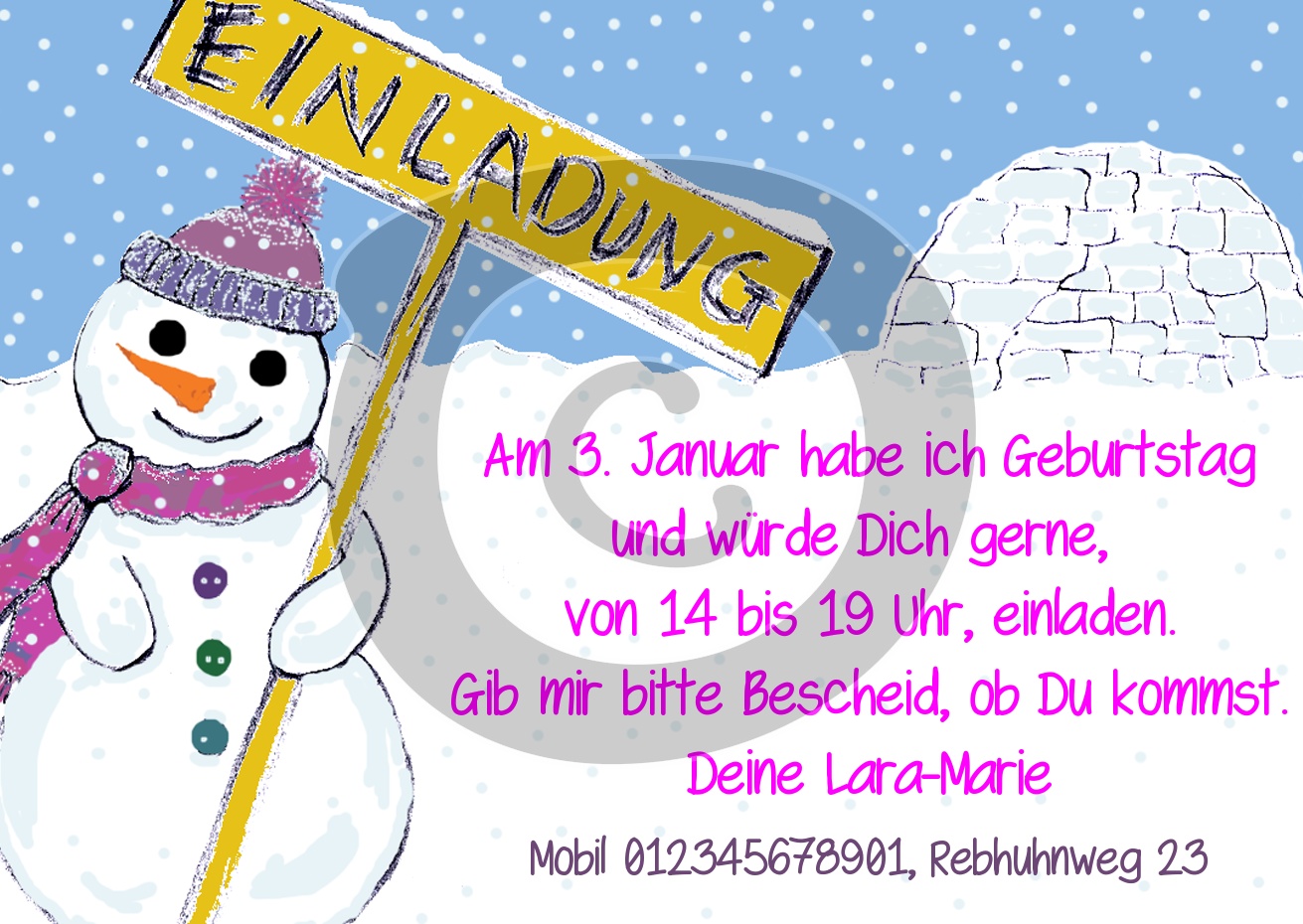 Winter Kindergeburtstag Weihnachtliche Kuchen Und Torten