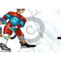 Einladungskarte Eishockeyspielen (ab 4 Stck.)